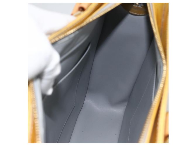 LOUIS VUITTON Bolsa Tote Columbus Monogram Vernis Gris M91028 LV Auth gh1902 - vista 18