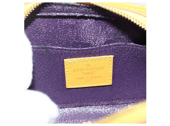 LOUIS VUITTON Pochette Dauphine PM Epi Gialla M48449 LV Auth BSZ506 Giallo - vista 10