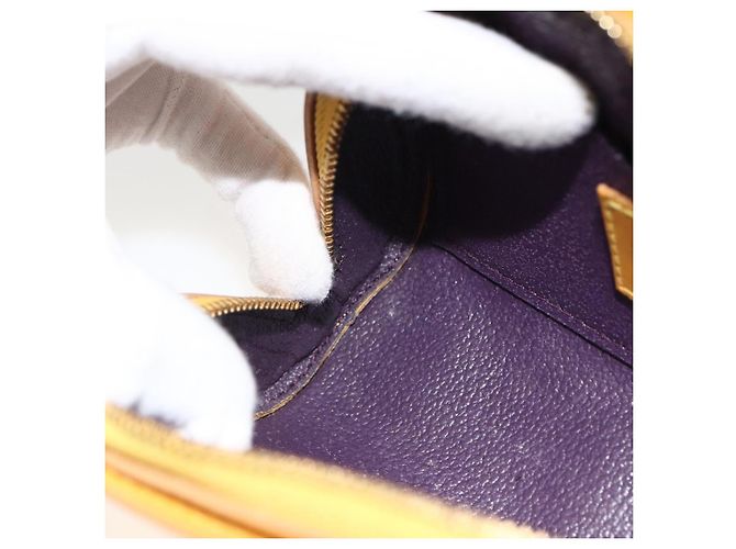 LOUIS VUITTON Pochette Dauphine PM Epi Gialla M48449 LV Auth BSZ506 Giallo - vista 11