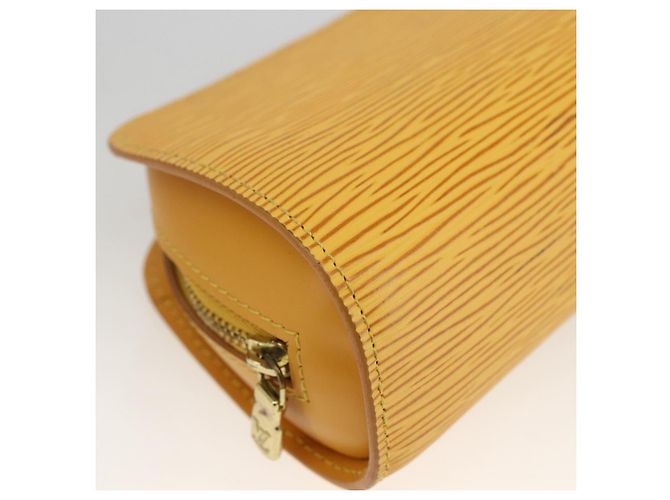 LOUIS VUITTON Pochette Dauphine PM Epi Gialla M48449 LV Auth BSZ506 Giallo - vista 14