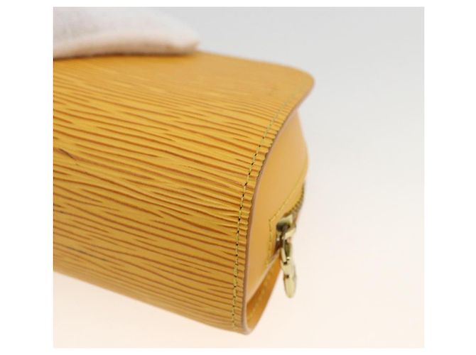 LOUIS VUITTON Pochette Dauphine PM Epi Gialla M48449 LV Auth BSZ506 Giallo - vista 15