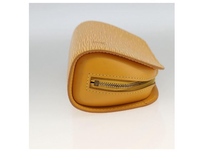 LOUIS VUITTON Pochette Dauphine PM Epi Gialla M48449 LV Auth BSZ506 Giallo - vista 4