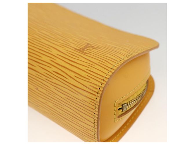 LOUIS VUITTON Pochette Dauphine PM Epi Gialla M48449 LV Auth BSZ506 Giallo - vista 7