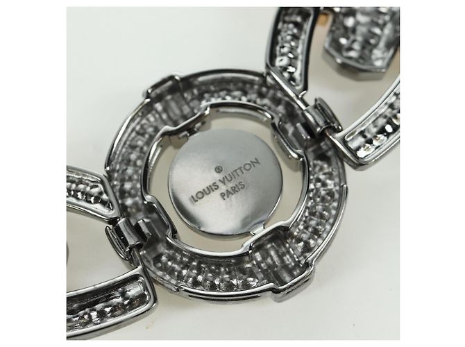 Louis Vuitton COLLAR LV WINDSOR metal tono plateado MP2199 LV Auth LNZ615SM - vista 10