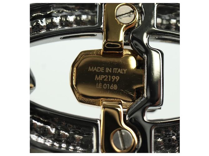 Louis Vuitton COLLAR LV WINDSOR metal tono plateado MP2199 LV Auth LNZ615SM - vista 11