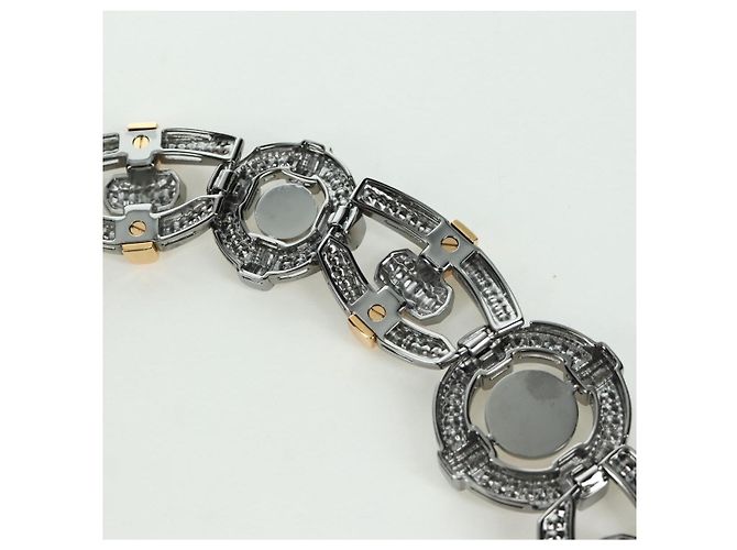 Louis Vuitton COLLAR LV WINDSOR metal tono plateado MP2199 LV Auth LNZ615SM - vista 15