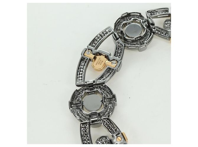 Louis Vuitton COLLAR LV WINDSOR metal tono plateado MP2199 LV Auth LNZ615SM - vista 16