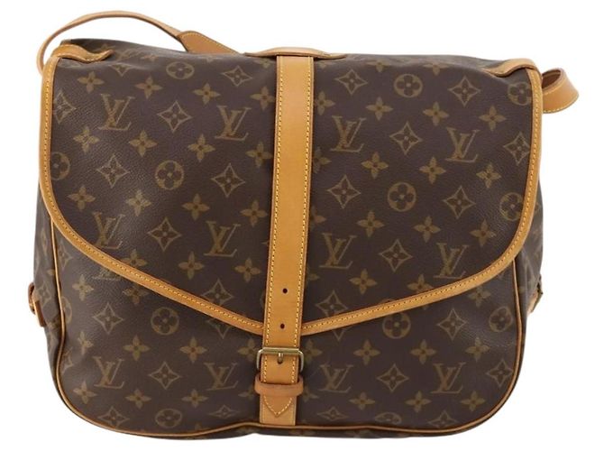 LOUIS VUITTON Borsa a Spalla Monogram Saumur 35 M42254 LV Auth ki6465 Monogramma - vista 13