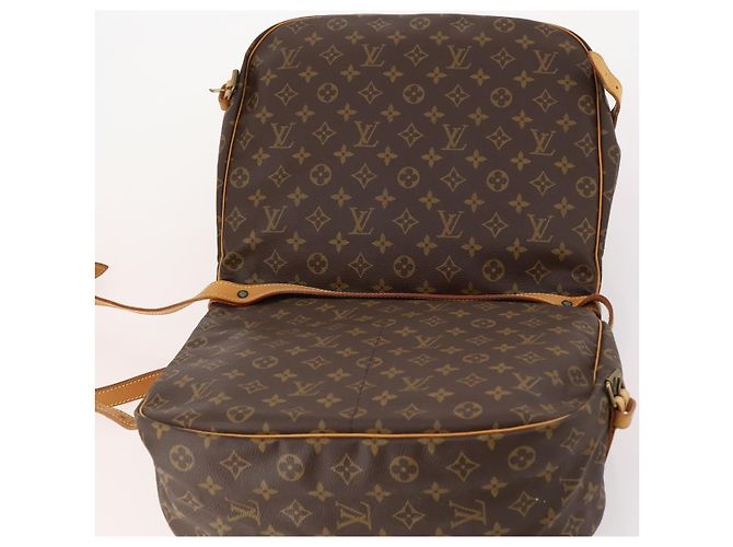 LOUIS VUITTON Borsa a Spalla Monogram Saumur 35 M42254 LV Auth ki6465 Monogramma - vista 19