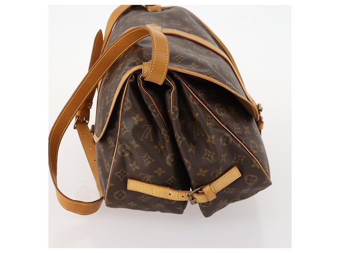 LOUIS VUITTON Borsa a Spalla Monogram Saumur 35 M42254 LV Auth ki6465 Monogramma - vista 3
