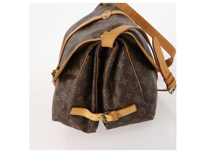 LOUIS VUITTON Borsa a Spalla Monogram Saumur 35 M42254 LV Auth ki6465 Monogramma - vista 4