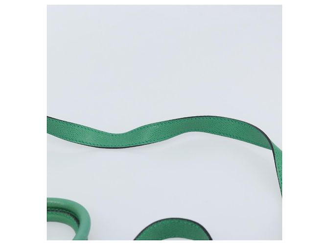 Céline Borsa a mano CELINE in pelle 2 in 1 verde oro Auth AMZ034A D'oro - vista 15