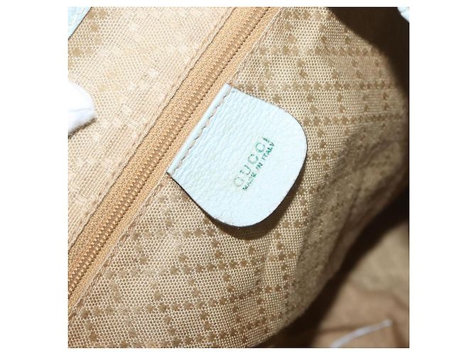 Bamboo Zaino in bambù GUCCI in suede blu chiaro oro 003 2058 0016 Auth LNZ552 D'oro - vista 24