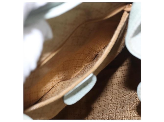 Bamboo Zaino in bambù GUCCI in suede blu chiaro oro 003 2058 0016 Auth LNZ552 D'oro - vista 28