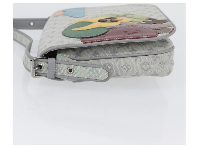 LOUIS VUITTON Borsa Monogram Mini Musette Comte De Fe Grigia M92279 LV Auth ka3339V Marrone - vista 4