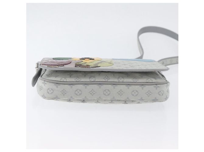 LOUIS VUITTON Borsa Monogram Mini Musette Comte De Fe Grigia M92279 LV Auth ka3339V Marrone - vista 5