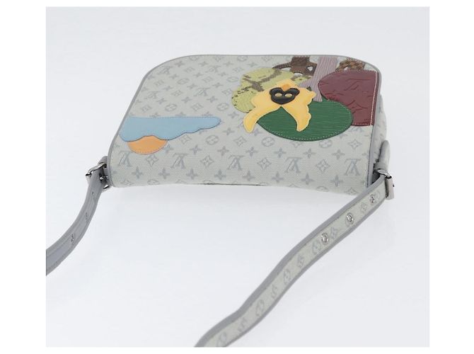 LOUIS VUITTON Borsa Monogram Mini Musette Comte De Fe Grigia M92279 LV Auth ka3339V Marrone - vista 6