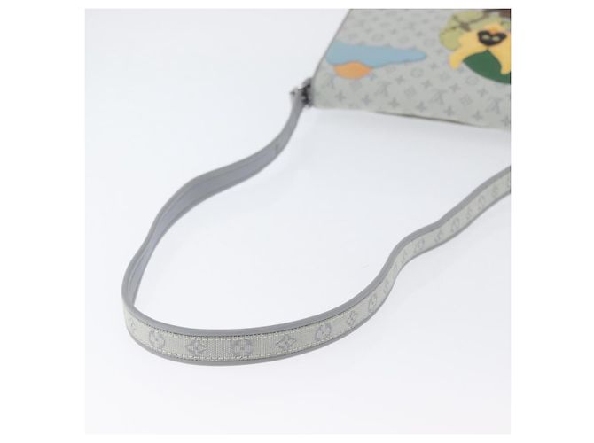 LOUIS VUITTON Borsa Monogram Mini Musette Comte De Fe Grigia M92279 LV Auth ka3339V Marrone - vista 7