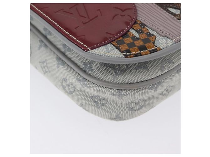 LOUIS VUITTON Borsa Monogram Mini Musette Comte De Fe Grigia M92279 LV Auth ka3339V Marrone - vista 8