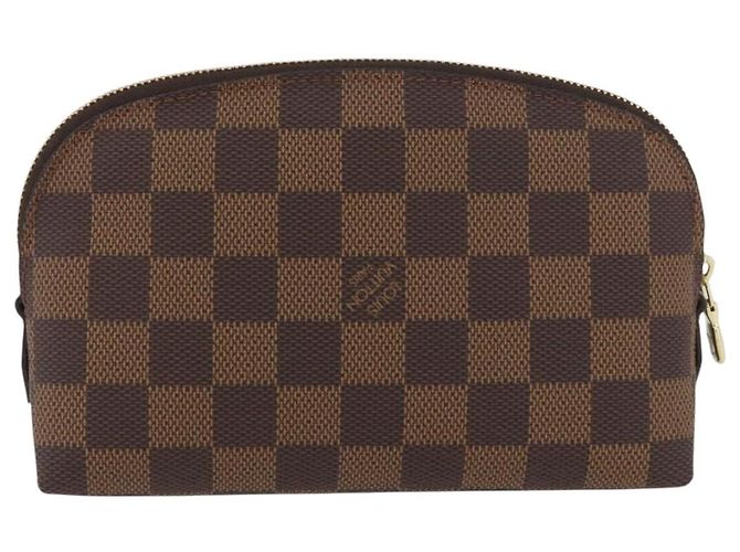 LOUIS VUITTON Kosmetiktäschchen PM Damier Ebene N47516 Authentisch LV SW2192 - Ansicht 2