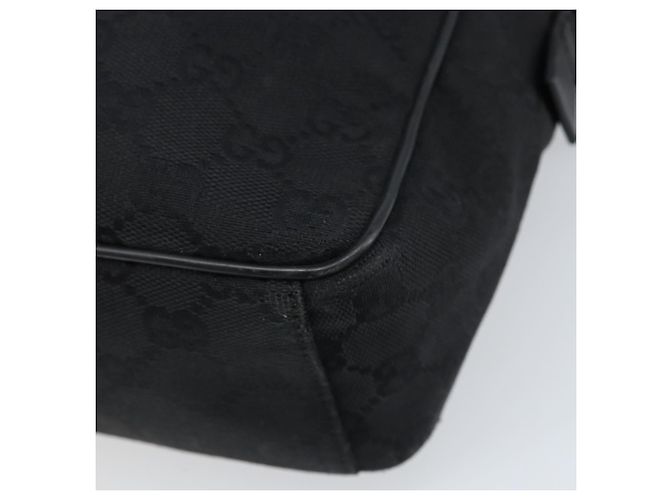 Borsa a Spalla GG Canvas Gucci Nera Argento 03136 Auth 173686 Nero - vista 15