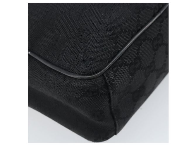 Borsa a Spalla GG Canvas Gucci Nera Argento 03136 Auth 173686 Nero - vista 16