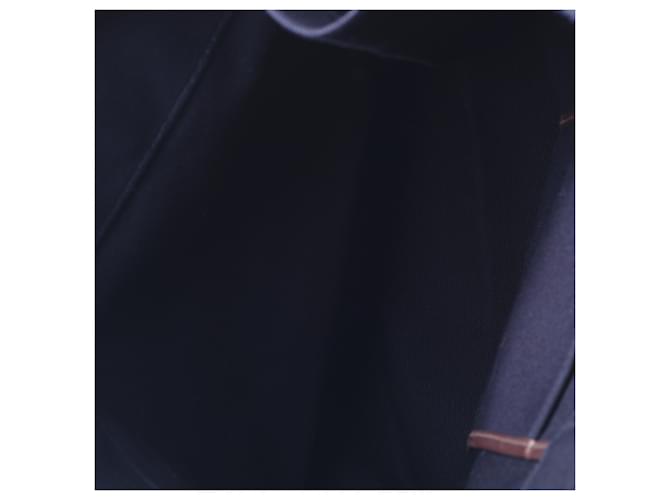 Trim Hermès Toile Etrivière Einkaufstasche Blau - Ansicht 7