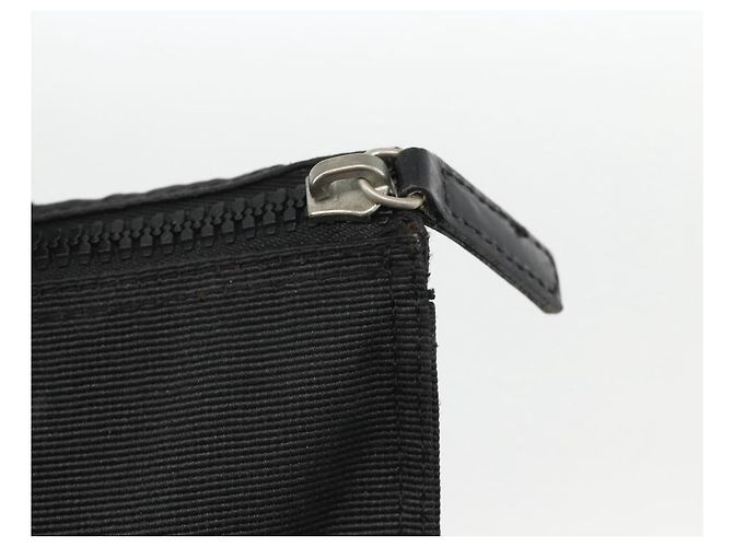 FENDI Hand Bag Canvas Black Silver Auth BA11699 Silvery - view 10