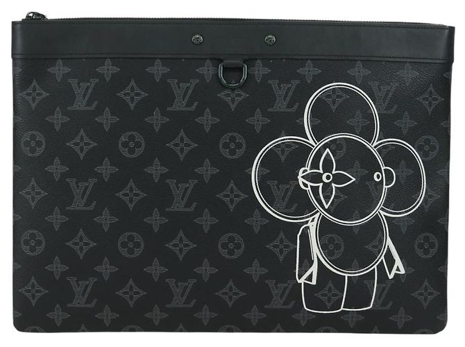 LOUIS VUITTON Bolsa Pochette Apollo Vivienne Eclipse Edición Limitada M62904 Auth LNZ609SAM Monograma - vista 13