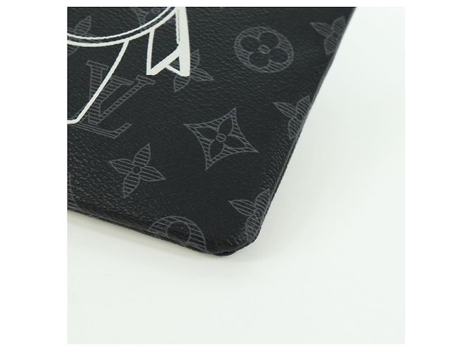 LOUIS VUITTON Bolsa Pochette Apollo Vivienne Eclipse Edición Limitada M62904 Auth LNZ609SAM Monograma - vista 14