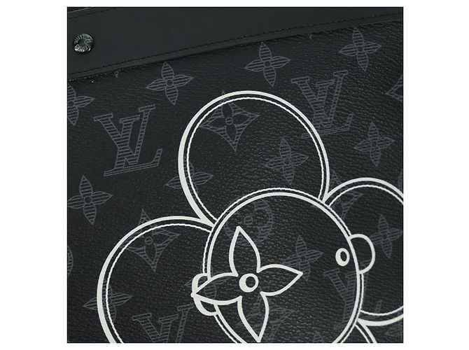 LOUIS VUITTON Bolsa Pochette Apollo Vivienne Eclipse Edición Limitada M62904 Auth LNZ609SAM Monograma - vista 17