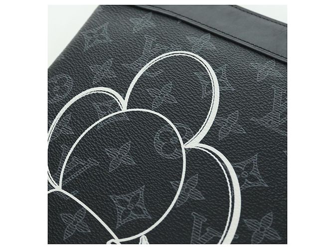 LOUIS VUITTON Bolsa Pochette Apollo Vivienne Eclipse Edición Limitada M62904 Auth LNZ609SAM Monograma - vista 19