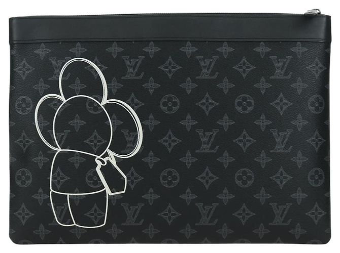 LOUIS VUITTON Bolsa Pochette Apollo Vivienne Eclipse Edición Limitada M62904 Auth LNZ609SAM Monograma - vista 2