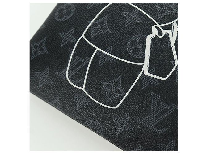 LOUIS VUITTON Bolsa Pochette Apollo Vivienne Eclipse Edición Limitada M62904 Auth LNZ609SAM Monograma - vista 20