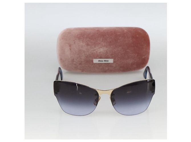 Miu Miu Sonnenbrille aus Kunststoff Navy Auth BA11670V Marineblau - Ansicht 12