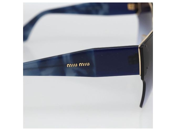 Miu Miu Sonnenbrille aus Kunststoff Navy Auth BA11670V Marineblau - Ansicht 4