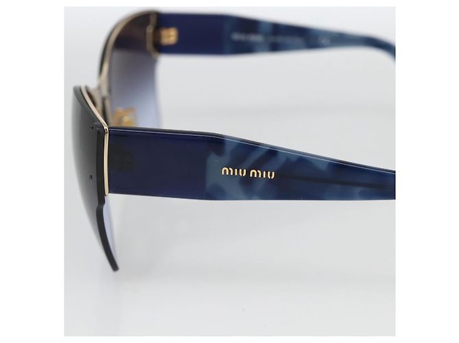 Miu Miu Sonnenbrille aus Kunststoff Navy Auth BA11670V Marineblau - Ansicht 6
