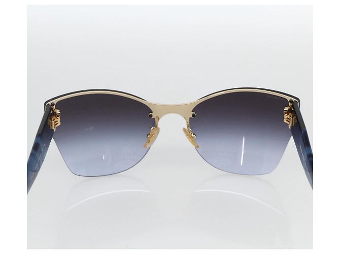 Miu Miu Sonnenbrille aus Kunststoff Navy Auth BA11670V Marineblau - Ansicht 9