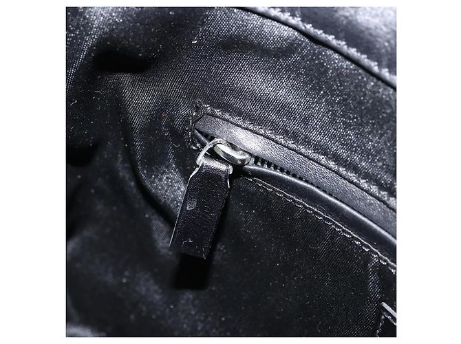 Borsa a mano Gianni Versace in nylon nero e oro Auth bs34097 D'oro - vista 19