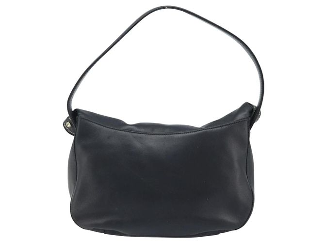 Borsa a mano Gianni Versace in nylon nero e oro Auth bs34097 D'oro - vista 2