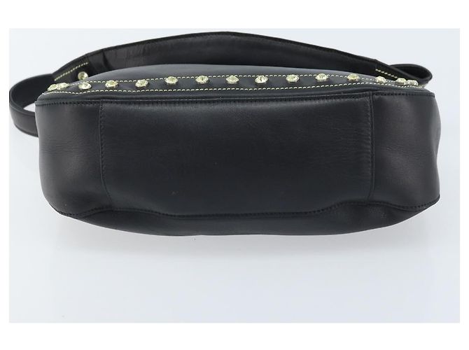 Borsa a mano Gianni Versace in nylon nero e oro Auth bs34097 D'oro - vista 5