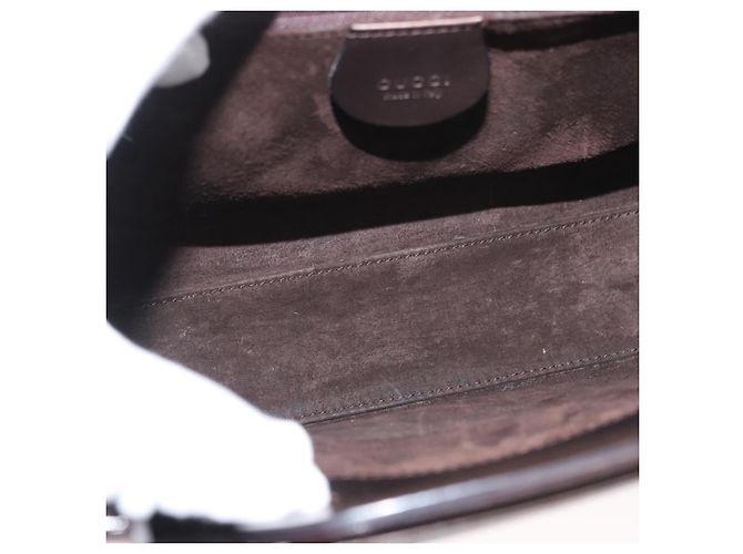 Borsa a mano in pelle GUCCI 2 in 1 Marrone 001 2020 1854 Auth ep13878 - vista 10