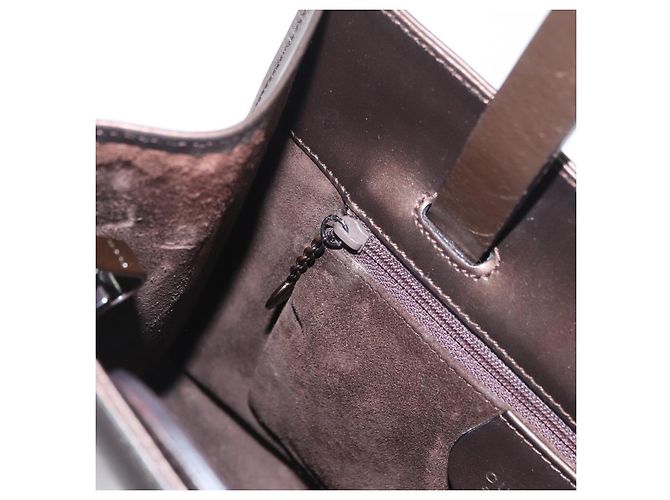 Borsa a mano in pelle GUCCI 2 in 1 Marrone 001 2020 1854 Auth ep13878 - vista 23