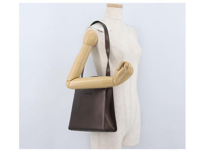 Borsa a mano in pelle GUCCI 2 in 1 Marrone 001 2020 1854 Auth ep13878 - vista 24