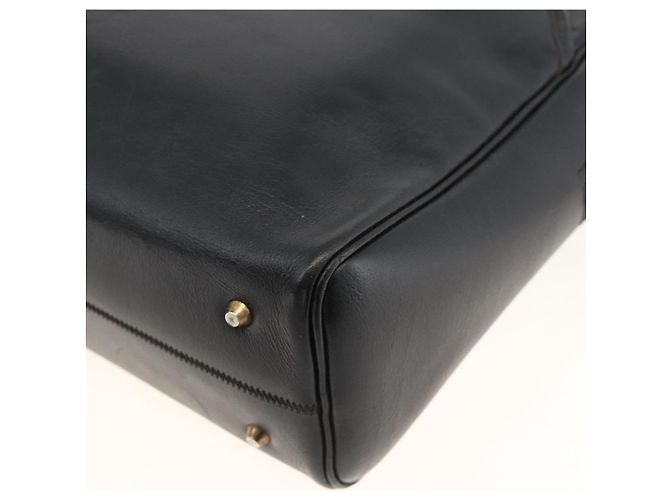 Borsa a mano Christian Dior in pelle nera e oro Auth BA11678 Nero D'oro - vista 15