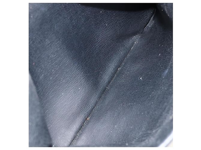 Borsa a mano Christian Dior in pelle nera e oro Auth BA11678 Nero D'oro - vista 22