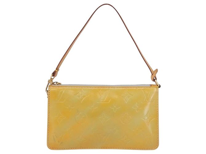 LOUIS VUITTON Bolsa Lexington Monogram Vernis Gris M91056 LV Auth ARZ536 - vista 13