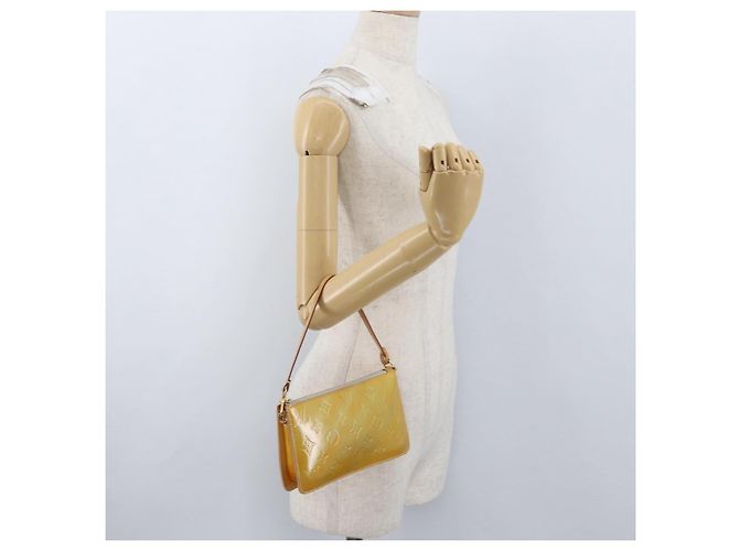 LOUIS VUITTON Bolsa Lexington Monogram Vernis Gris M91056 LV Auth ARZ536 - vista 21