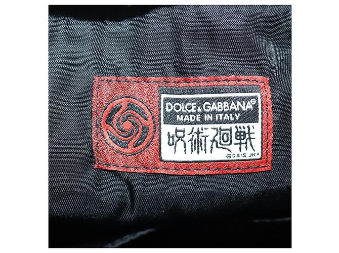 Dolce & Gabbana DOLCE&GABBANA D&G x Jujutsu Kaisen Borsa Nobara Nylon Nero Argento Auth 167127SM - vista 12
