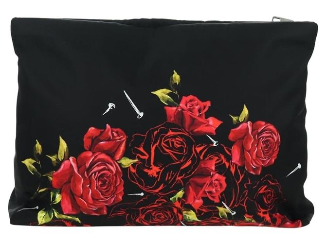 Dolce & Gabbana DOLCE&GABBANA D&G x Jujutsu Kaisen Borsa Nobara Nylon Nero Argento Auth 167127SM - vista 2